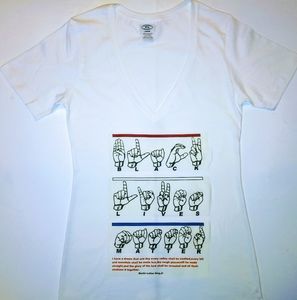 Women V Neck Black Live Matter T Shirt